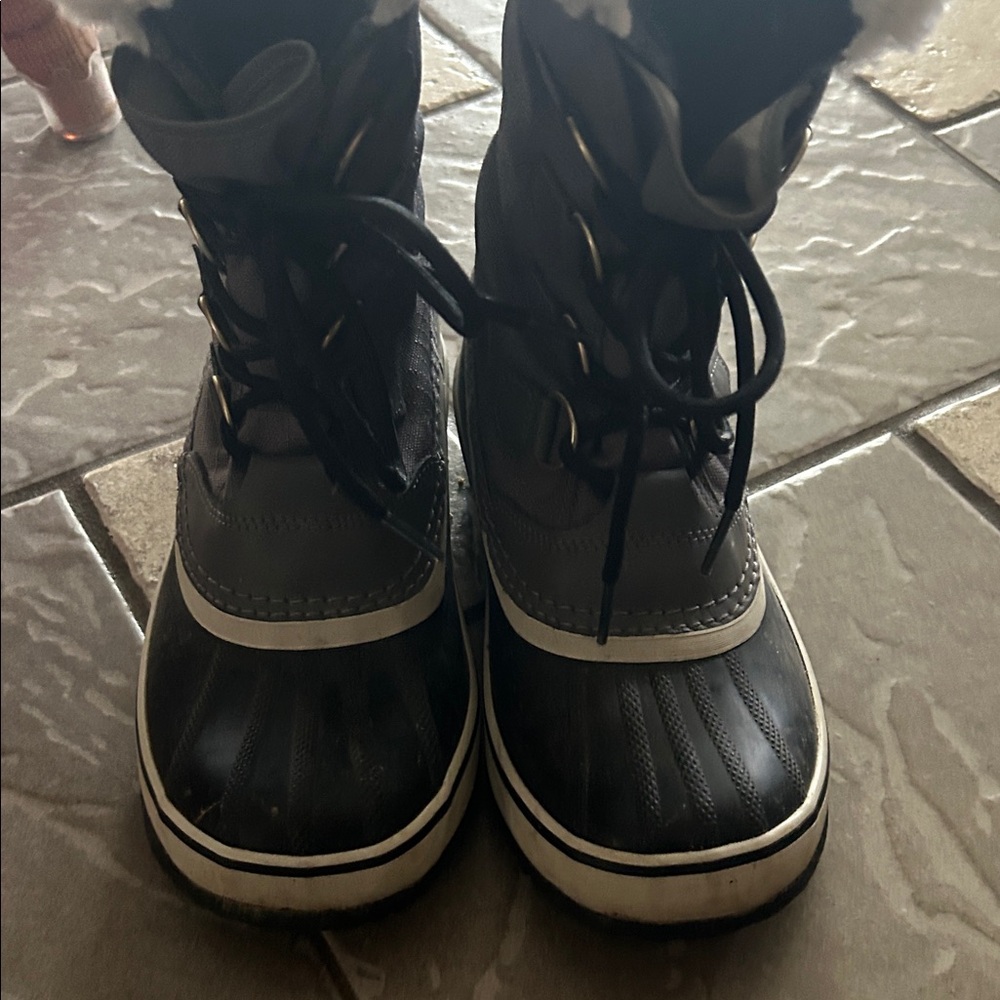 Sorel waterproof winter Boots with Fur Trim women’s 8.5 - Picture 10 of 12